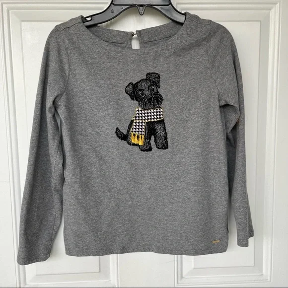 •Crown & Ivy Kids• Long Sleeved Dog Top - Size Medium - Picture 1 of 8